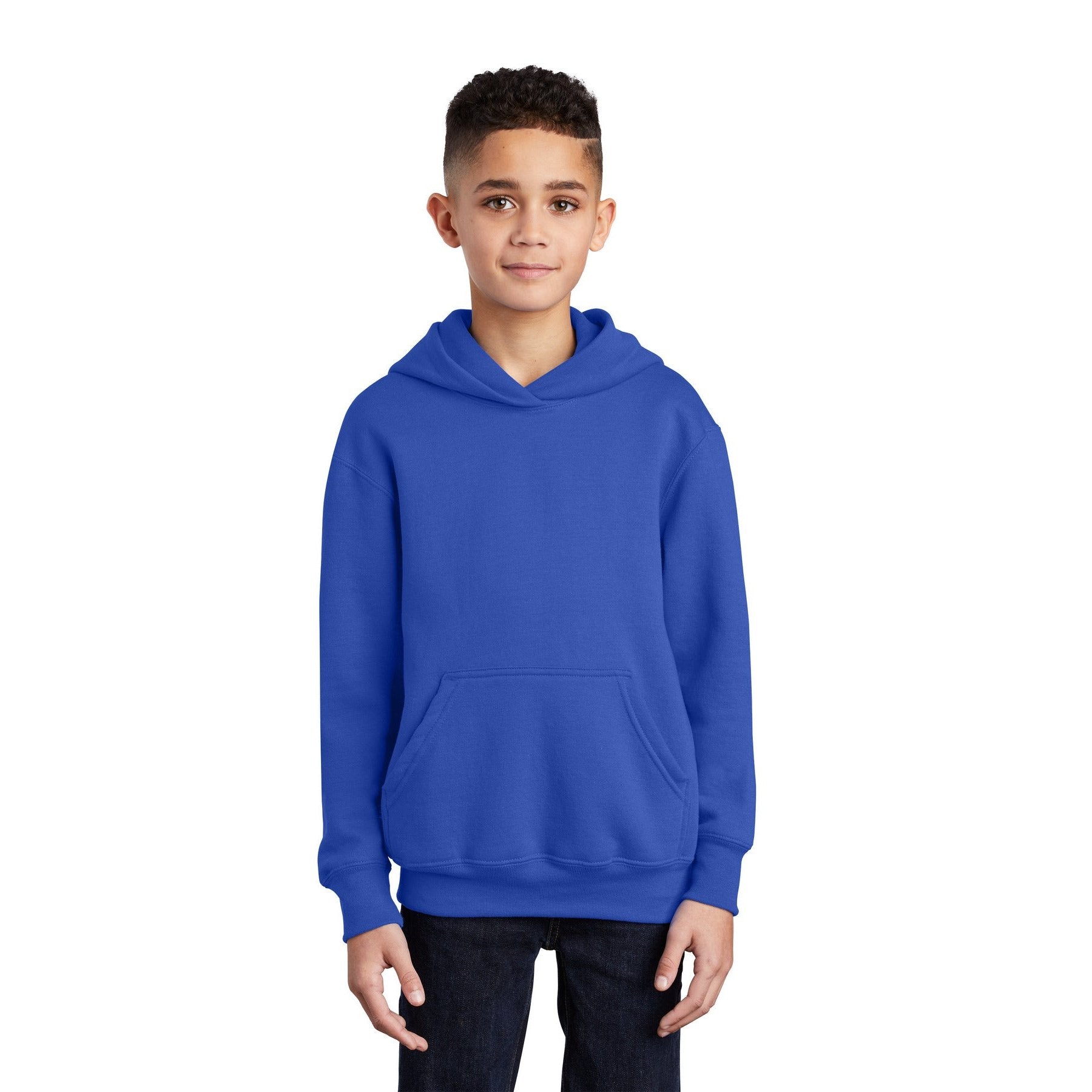 Port & Company-Port & Company® - Youth Core Fleece Pullover Hooded Sweatshirt. PC90YH-MedTech-29